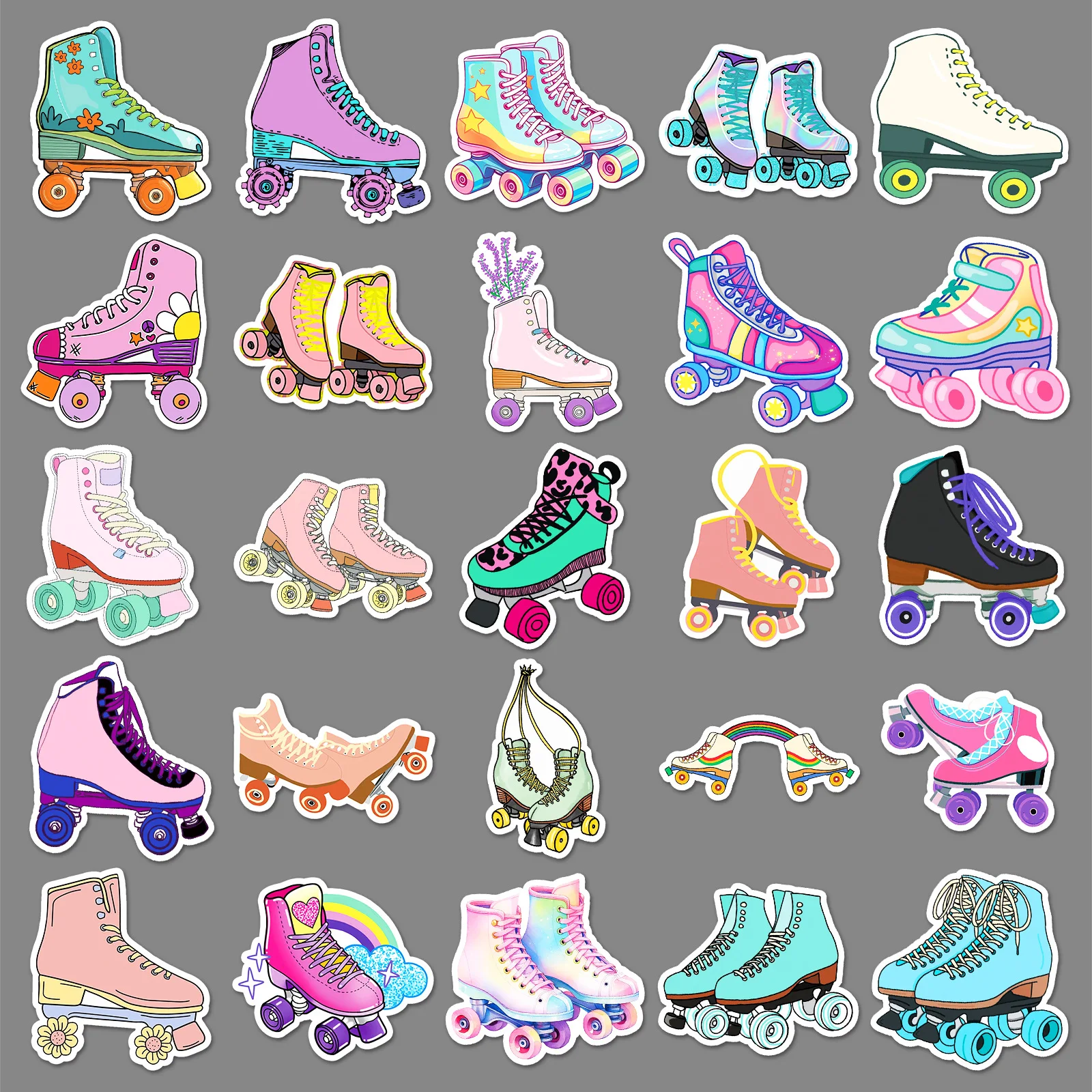 10/50 pezzi adesivi per pattini a rotelle adesivo divertente cartone animato decalcomanie sportive bagagli fai da te laptop telefono auto bici skateboard giocattoli per bambini regali
