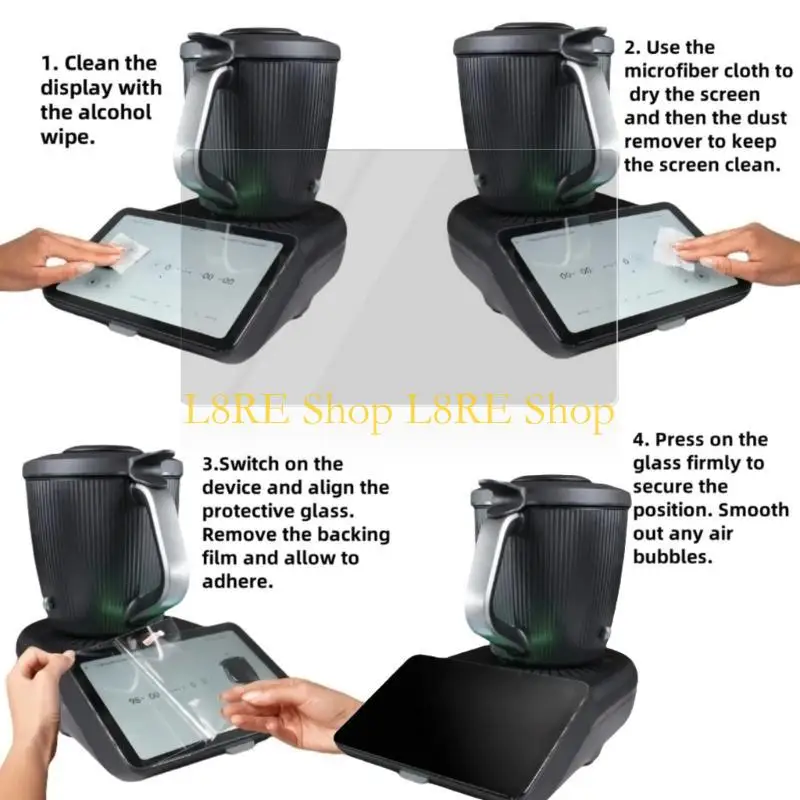 L8RE Processor Touchscreens Guard Shatterproof PVC Surfaces