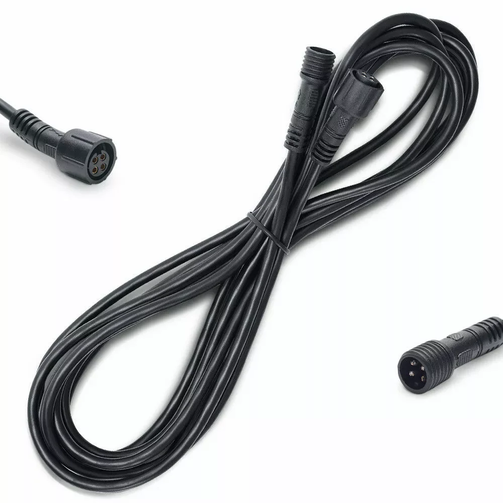 

MICTUNING 2PCS 4-Pole Extension Cord Wire 10FT Cable for RGB LED Rock Lights