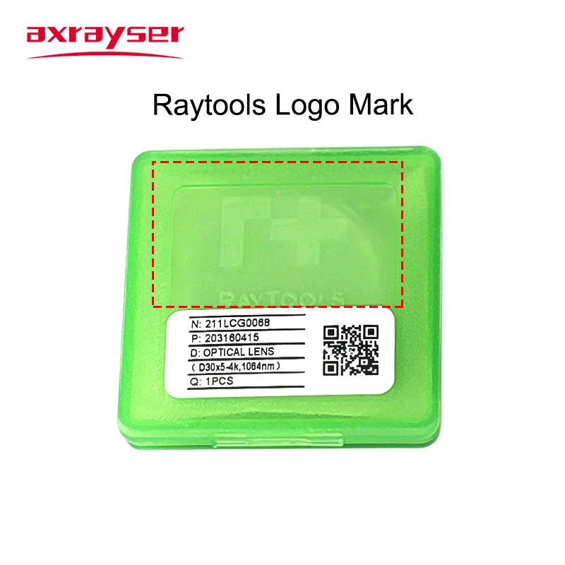 Imagem -03 - Raytools Original Lente Laser 4kw 1064nm de Proteção Óptica 27.9*4.1 24.9*1.5 211lcg0037 211lcg0020 Cerâmica 120274100b Cabeça Peças