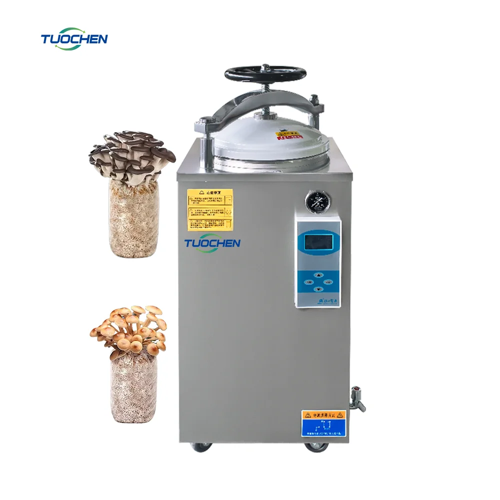 Stainless Steel Autoclave Sterilizer For Jars Nail Tool Machine Bottle Washer Eto Steam High Pressure Sterile Gloves Surgical