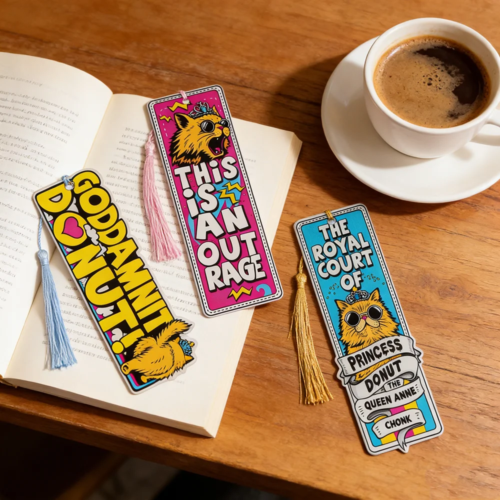 Dungeon Crawler Carl Acrylic Bookmark Pages Marker Bookish Gift Travelers Notebook Accessories School and Office Supplies