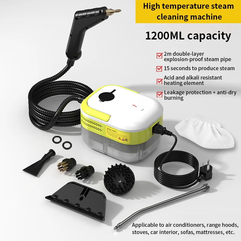 Steam Cleaner High Temperature Sterilization Air Conditioning Kitchen Hood Home Car Steaming Cleaner 110V US/220V EU Plug