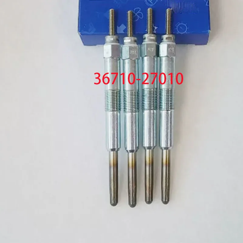 4PCS Ignition Glow Plug  For Hyundai Santa Fe Trajet Tucson 2.0L 2.2L  FOR Kia Sportage OEM 36710-27010 3671027010