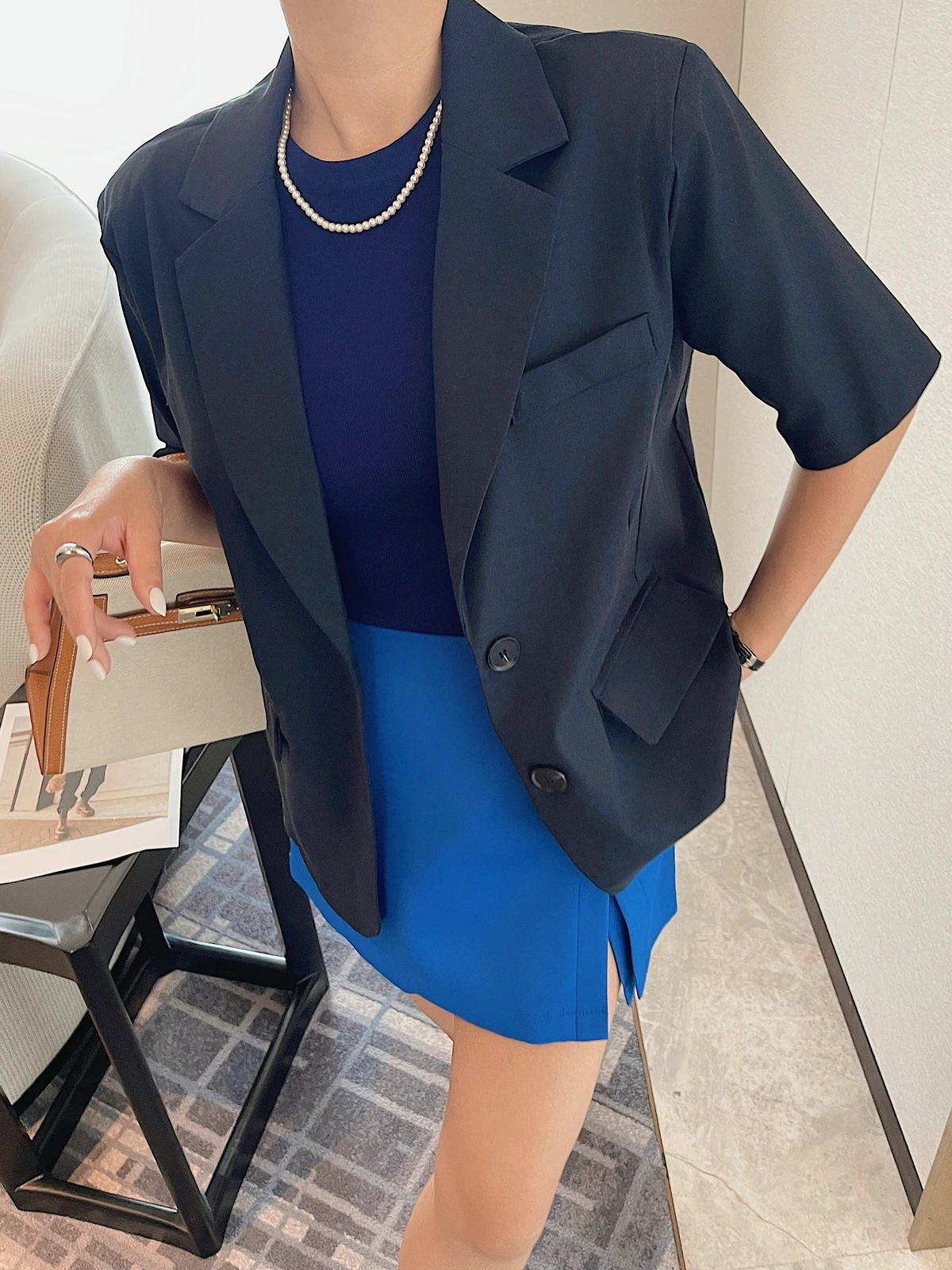 

Льняная куртка, блейзер, топ Y2K, женская одежда, лето 2022, корейский стиль, винтажное элегантное пальто, верхняя одежда, новый роскошный костюм, укороченный шик