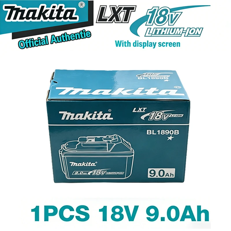 

100% Genuine Makita 9.0Ah for Makita 18V Battery BL1860B BL1840 BL1830B BL1850B BL1850 BL1860 BL1815 Replacement Lithium Battery