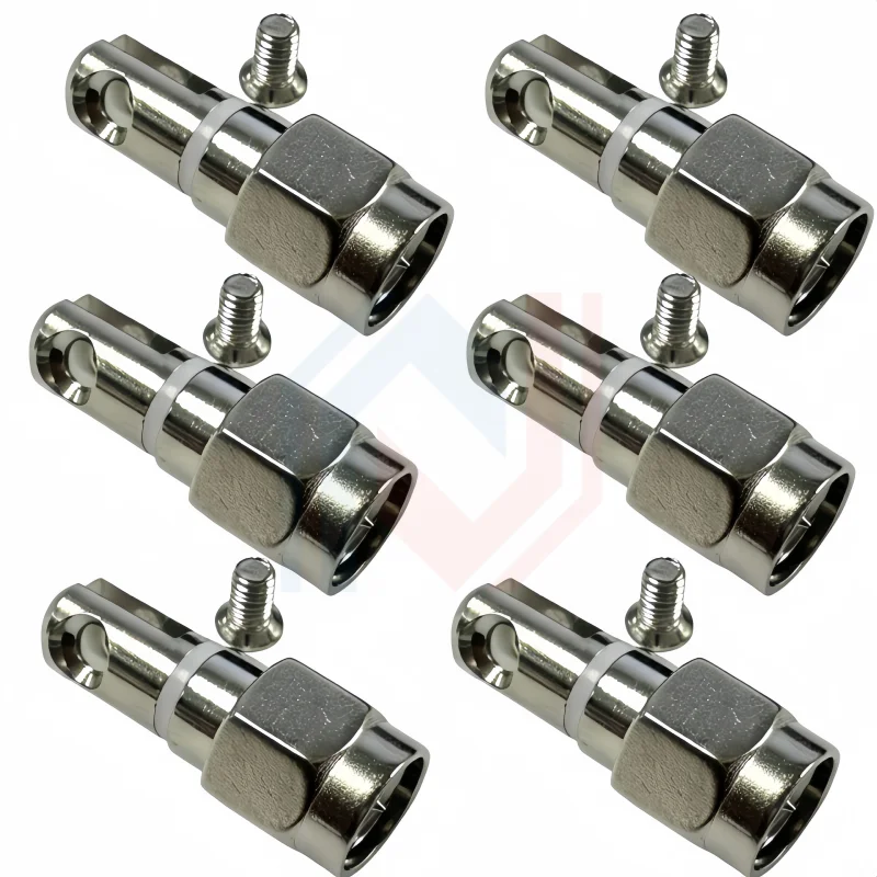 1Pcs/lot SMA Male Plug RF Coax Connector with Screw Swivel Nickelplated For Telescopic Antenna Socket