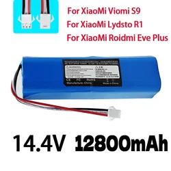 2025 original for Xiaomi Lydsto R1 rechargeable lithium-ion , robot vacuum cleaner,viomi s9 battery，roidmi eve，genuine 12800mAh
