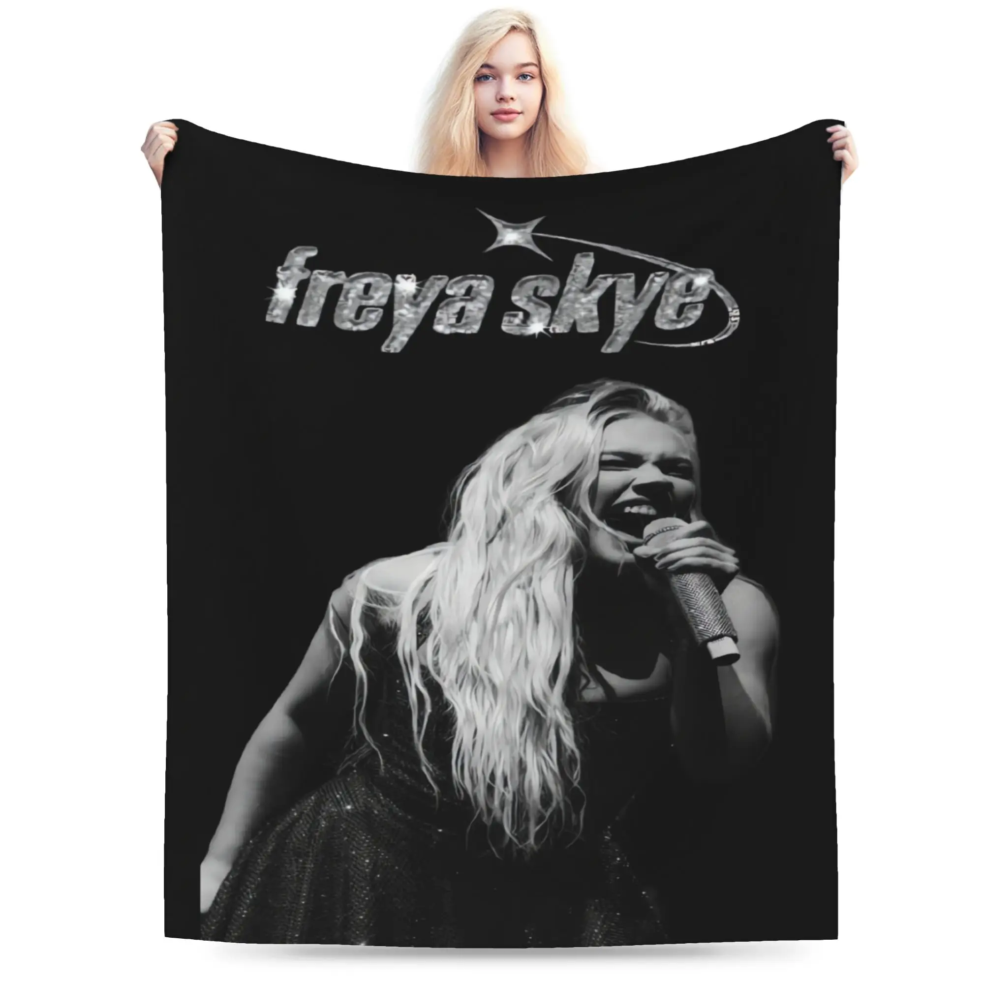 Freya Skye (13) Blanket  Super Warm Aesthetic Plush Throw Blanket For Girls Boys Couch Bed Flannel Bedspread Bed Cover