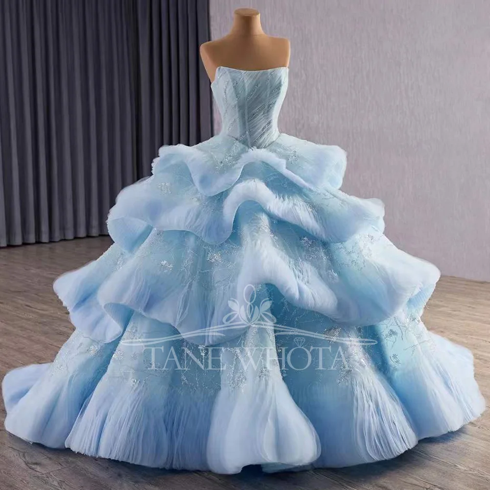 

Роскошное синее вечернее платье без бретелек, без рукавов, с кристаллами, бисером и пайетками, на шнуровке сзади, длинное платье-миди для особых случаев