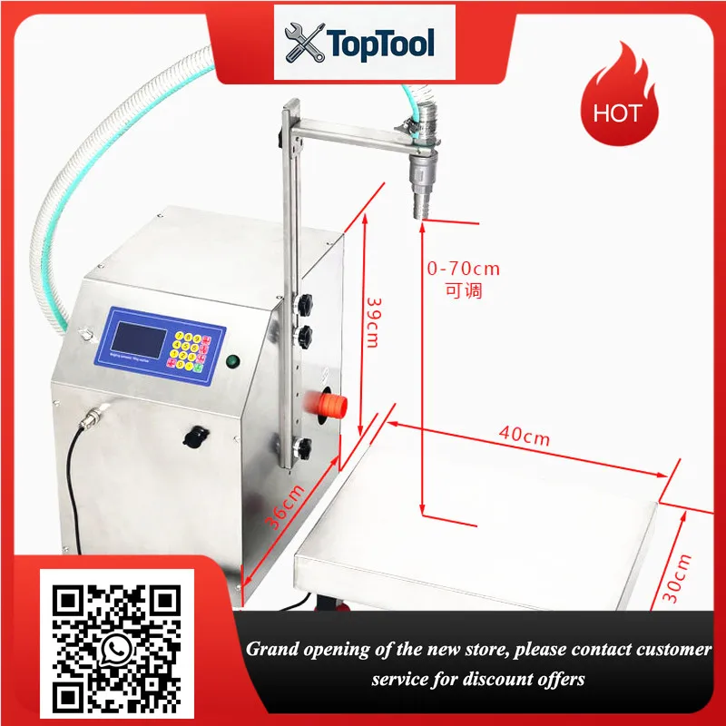 72L/min Automatic Filling Machine Large Flow Weighing for Honey Sauce Edible Oil Glue Viscous Liquid Dispensing Machine
