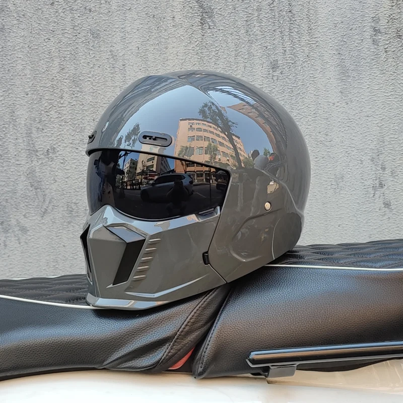 New Retro Motorcycle Helmet Casco para Motos Multi functional Combination Helmet Black Warrior Scorpion Helmet Casco para Motos