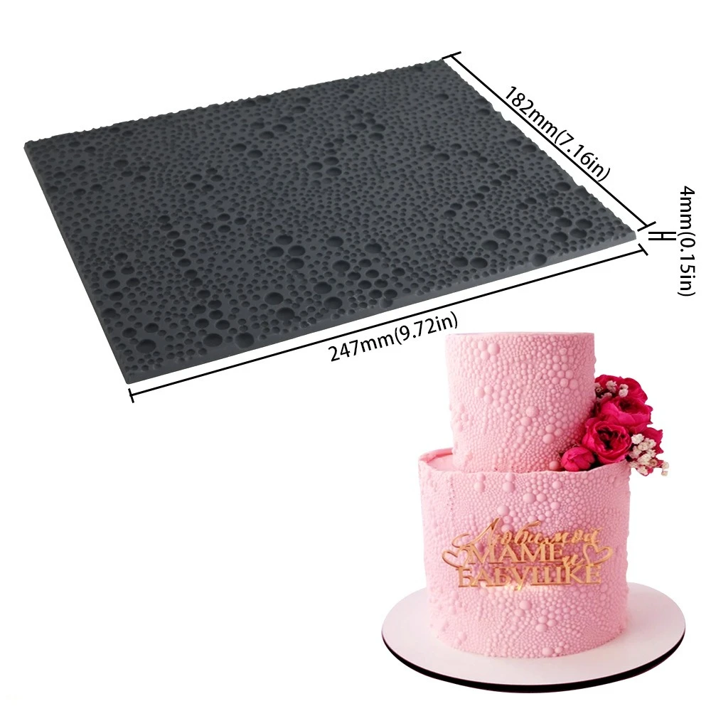 

DIY Silicone Cake Lace Mold Wave Baking Tool 3D Fondant Mold Mousse Cake Mould