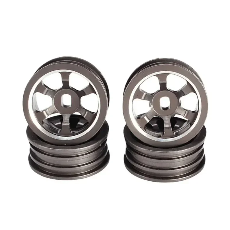 4Pcs 1:28 Plastic Wheel Tires W/ Wheel Rims for WLtoys K969 K989 Trucks