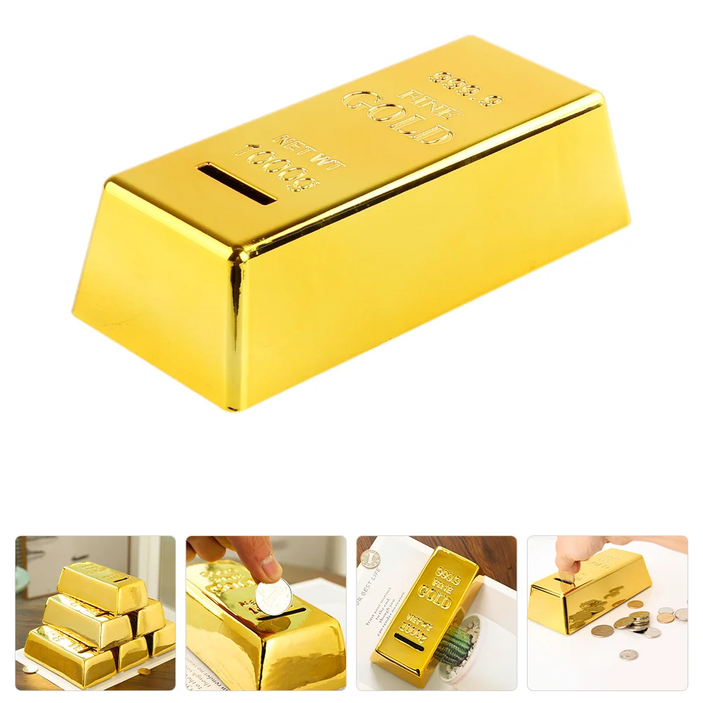 

Colored Money Box Exquisite Piggy Bank Help Children Save Decoration Brick Coin Bank Brick Saving Pot