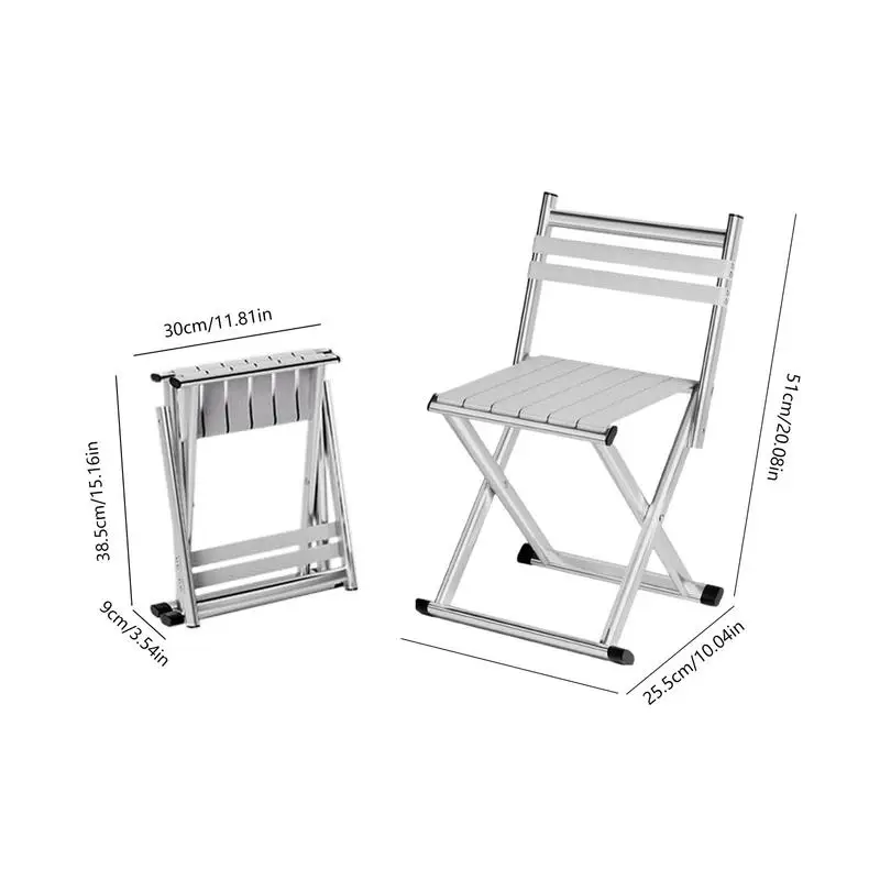 Folding Chairs For Outside Portable Foldable Stool Lightweight Fishing Seat Patio Stool Folding Outdoor Patio Furniture Camping