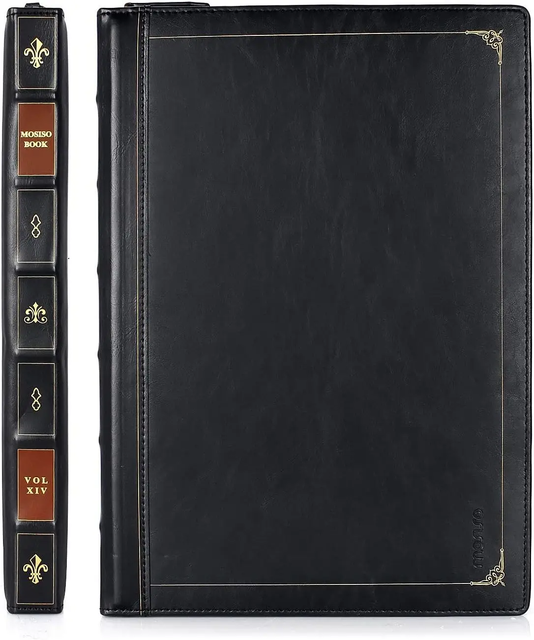 MOSISO Funda para portátil para MacBook Air de 13 pulgadas A2681 A3240 A3113 Air 15 Pro 14 Pro16 Funda de cartera vintage de cuero PU marrón