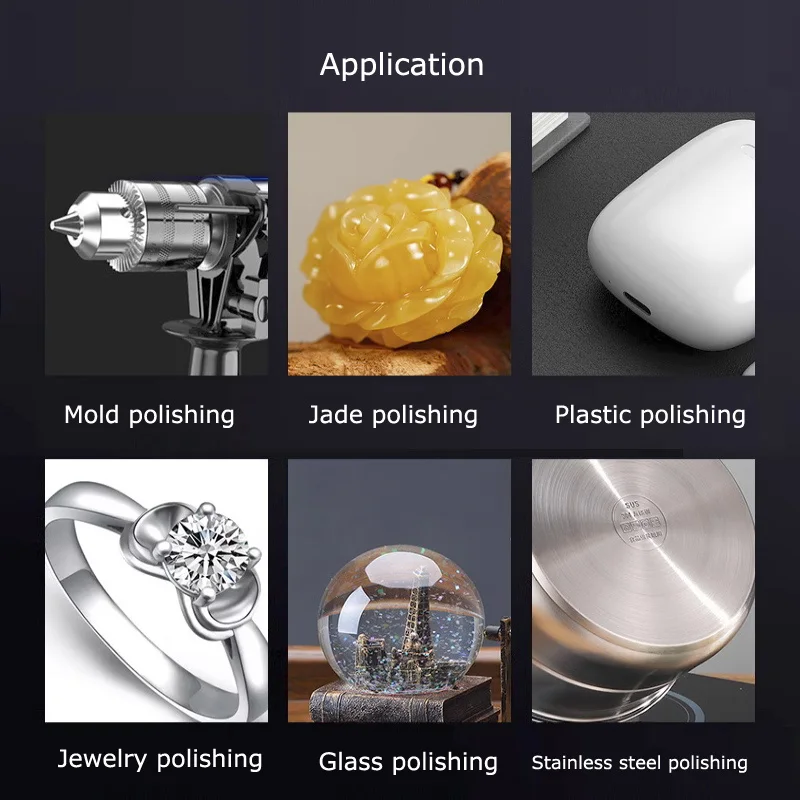 50 جرام Badak W0.5 ~ 40 طحن لصق الرمال تلميع مجمع للمجوهرات اليشم قالب معدني مرآة سطح تلميع #3