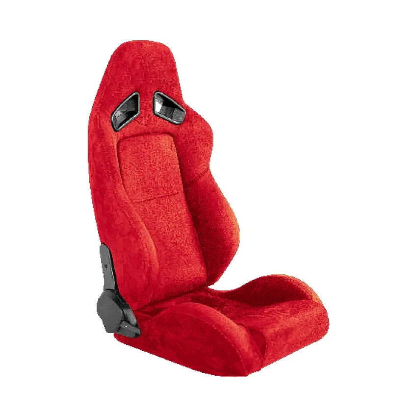 

1052 Racing Universal Sport Adjustable Auto Red Suede Cover Car Racing Seat