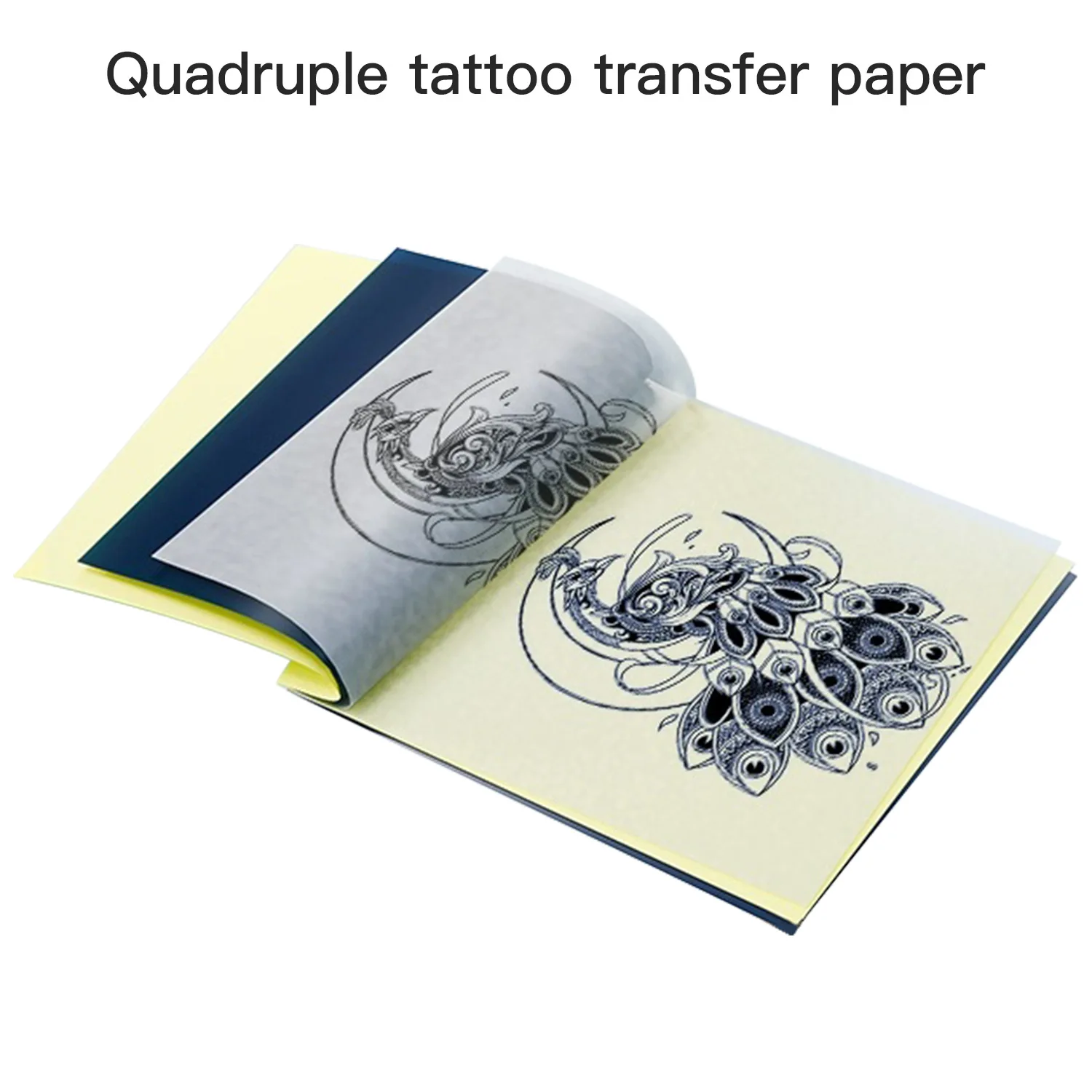Carta Universale per Trasferimento Tatuaggi Formato A4, Carta Termica per Stencil, Compatibile con Macchina per Trasferimento Tatuaggi Marklife X8