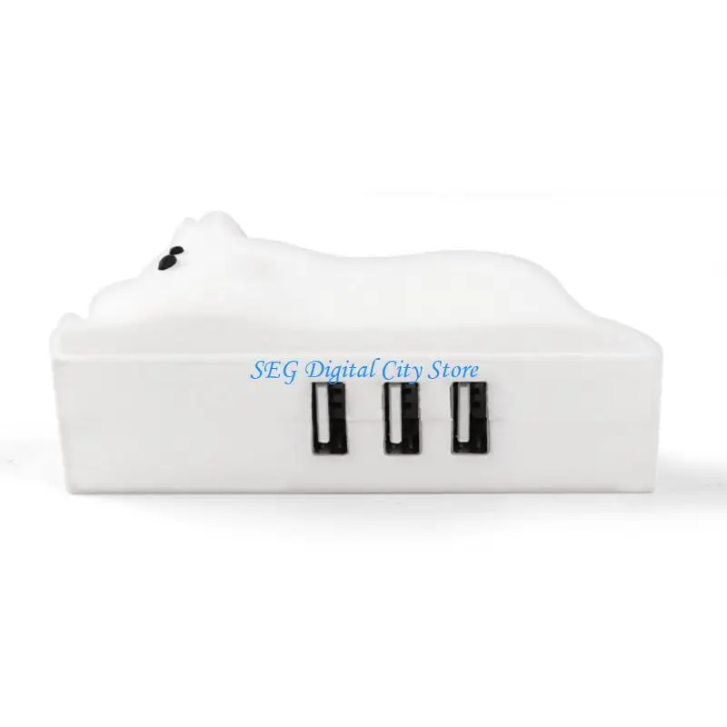 U75B Cartoon USB Adapter Hub يوسع اتصال مع 3 Port USB Splitter لعشاق المكاتب المنزلية وعشاق الأجهزة