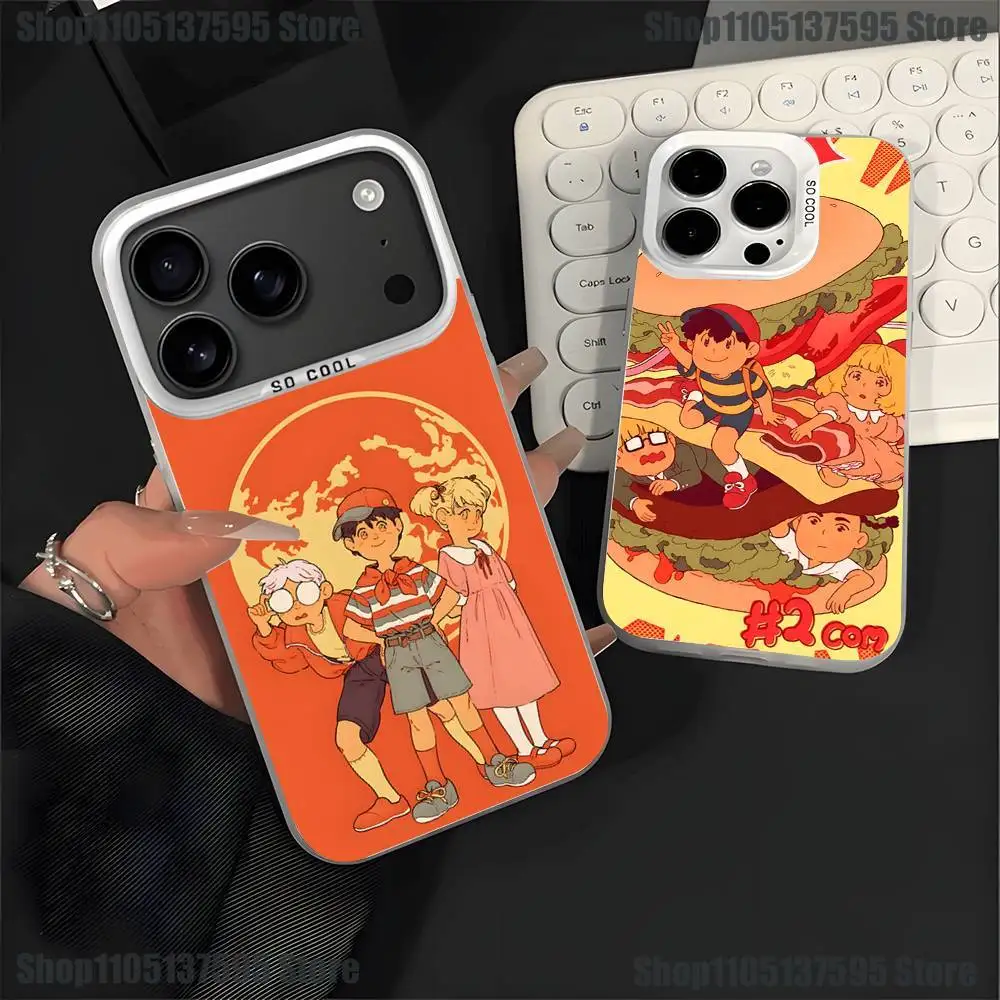 

Game E-EarthBound Mother 4 Phone Case For iPhone 17,16,15,14,13,12,11,Pro,XS,Max,Plus,Mini,SE4,E White Matte Shockproof Cover