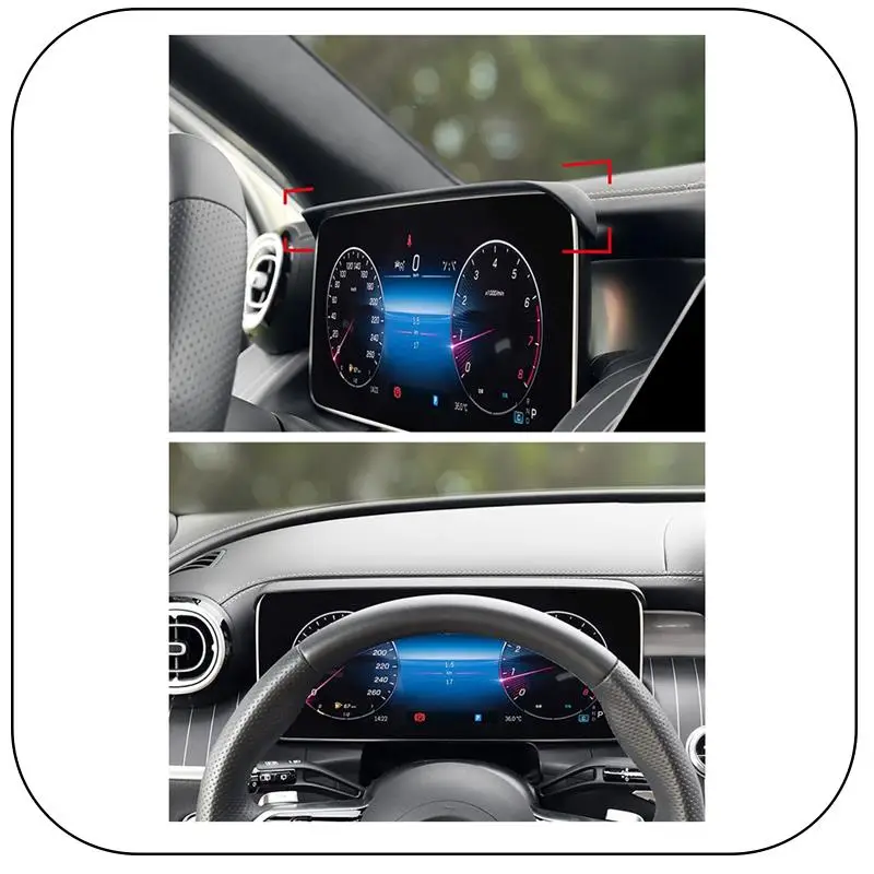 

ABNF!Car Dash Screen Visor Plate Center Navigation Visor Cover For Mercedes-Benz Glc-Class 2023-2025 Navigation Shading Plate