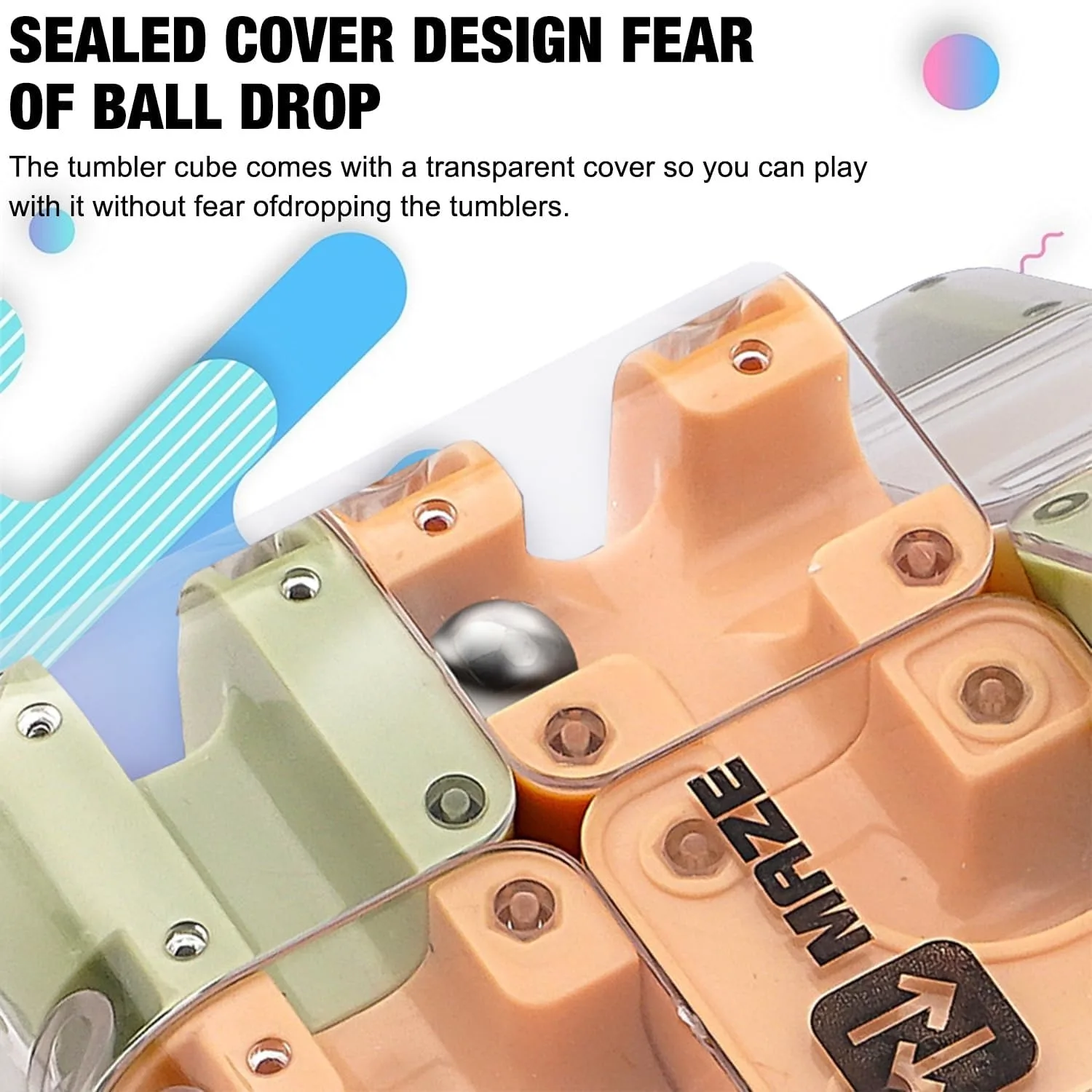 ثلاثية الأبعاد متاهة المتاهة مكعب للكبار والأطفال لعبة دعابة الدماغ الإجهاد الإغاثة التركيز المنطق لغز لعبة تدريب الدماغ #3