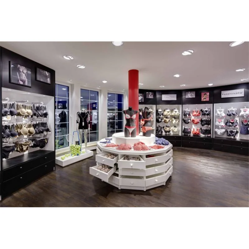 custom.Lingerie Store Display Furniture Latest Fashion Commercial Underwear Store Design