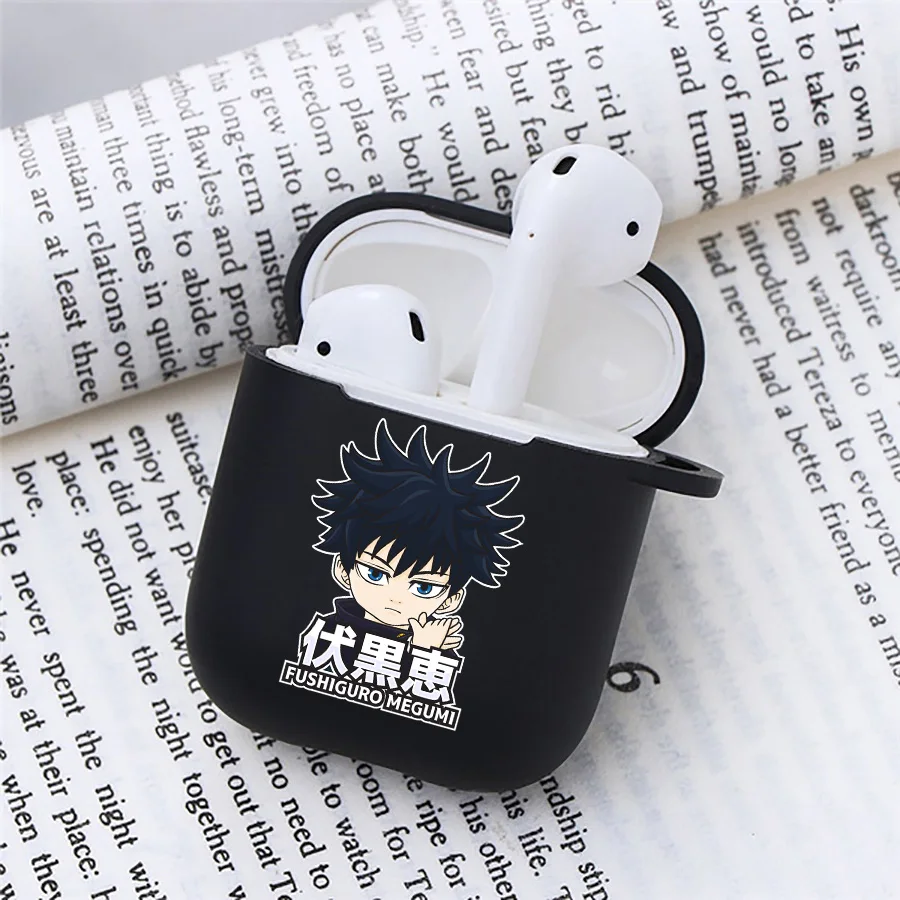 Anime Jujutsu Kaisen Earphone Case for Apple Airpods 1 2 3 Pro Cover Fushiguro Megumi Gojo Satoru Ryomen Protective Soft Cases