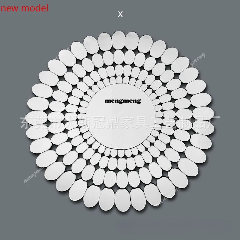 

H134 Bedroom glass Decorative hanging mirror fashion mirror furniture engraved mirror