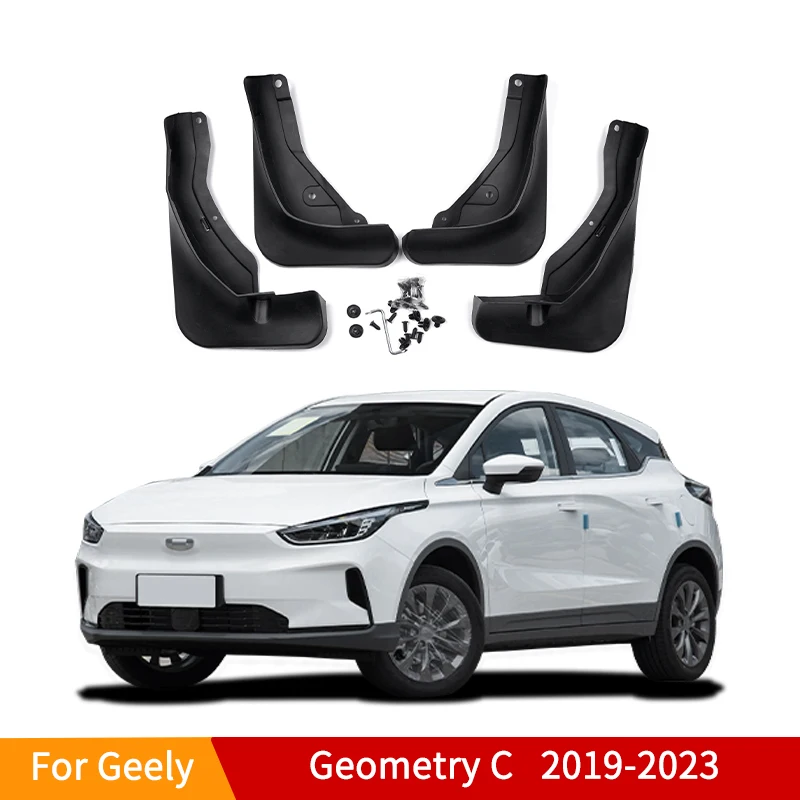 

Mudguards For Geely Geometry C 2019-2023 Car Splash Guards Fender Set Parts Front Rear Mud Flaps