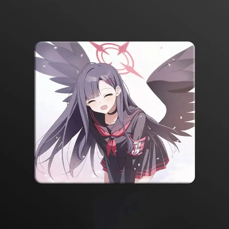 

Cute Sweet Girl Gaming Glass Mouse Pad Smooth Keyboard Pad Upgraded Gaming Mouse Pad Accessories Customizable Pattern Desk Mat