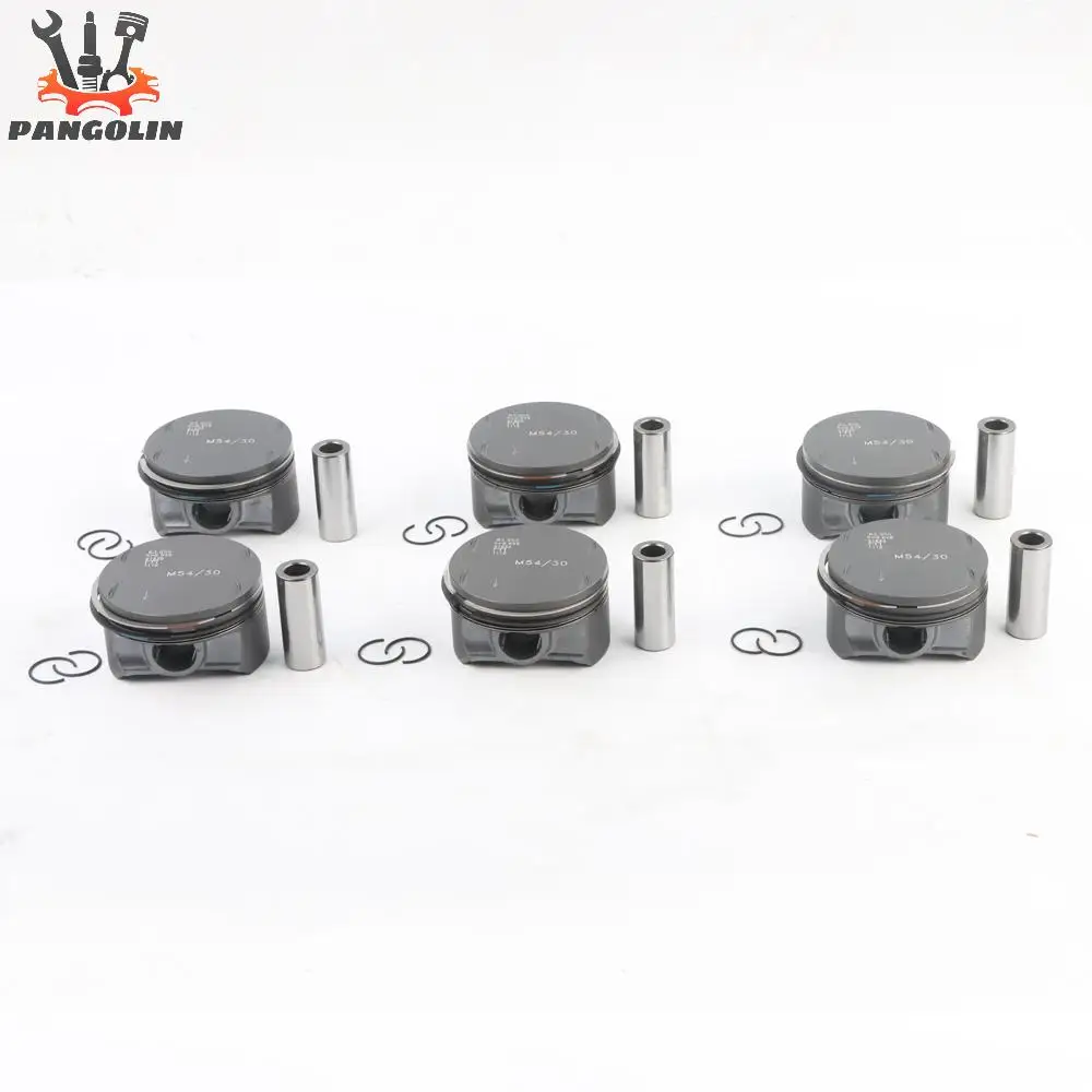 11257506222, 11257506252 Engine Pistons Rings Set For BMW 330i 530i X3 X5 E46 E36 E39 M54 3.0