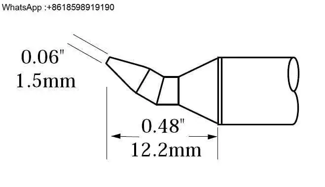 STV-CHB15 STV-CHB15 SCV-CHB15 chiseled soldering iron tip