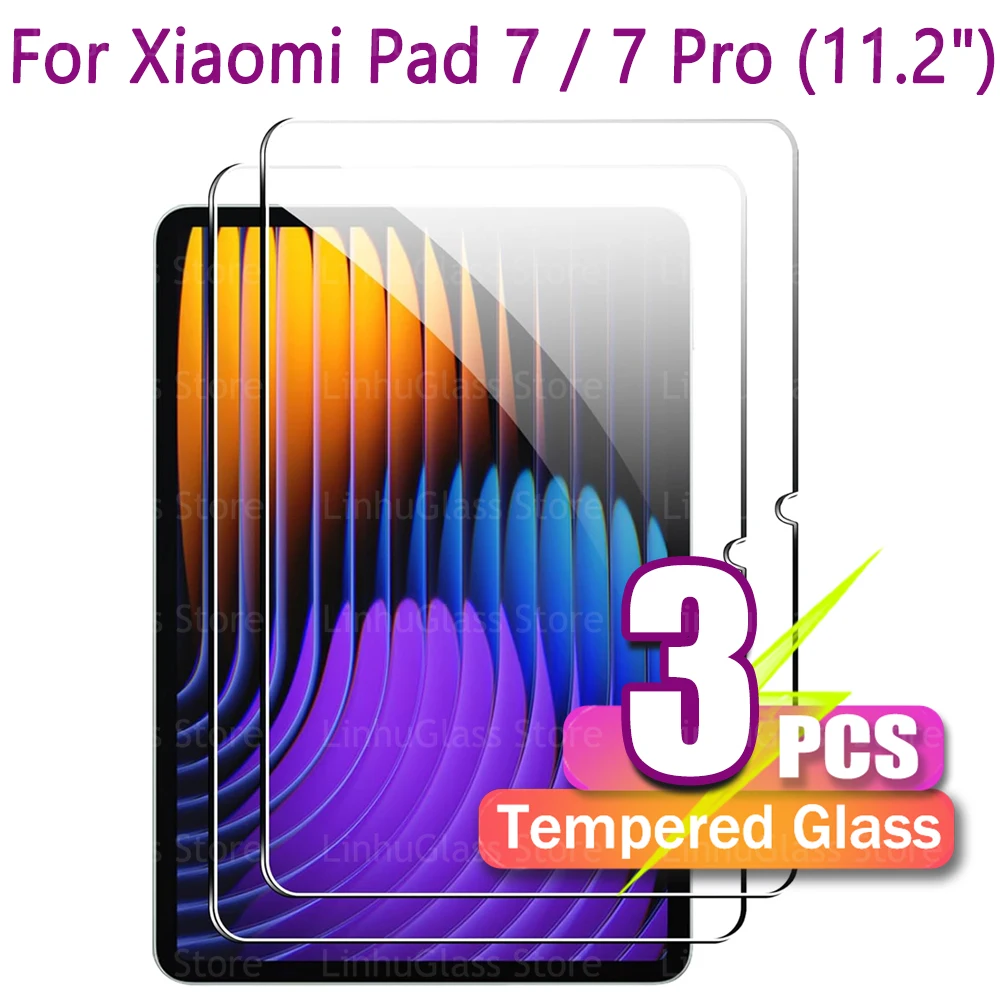 

Screen Protector for Xiaomi Pad 7 / 7 Pro (11.2") 2025 9H Toughness Scratch-Resistant Anti-Fingerprint No-Bubble Tempered Glass