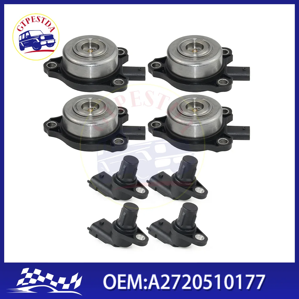 4x Camshaft Position Sensor Timing & Adjuster Magnet for Mercedes-Benz OM272 OM273 2729050043 A2720510177 0232103114 0041539628