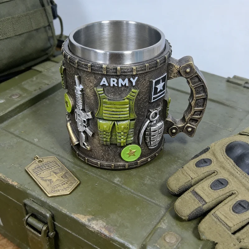 Army Tactical Committee, military theme, gift for soldiers and hunters, beer and coffee mugs