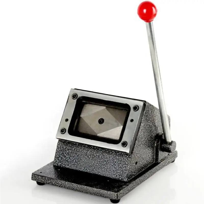 86 * 54 Round corner square badge card machine ID card PVC card cutting machine Heavy manual badge round cutting machine
