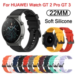 Bracelet de montre en silicone, 22MM, pour Xiaomi Huami Amazfit GTR 4/3 Pro Huawei GT 2 Pro Xiaomi Color sport