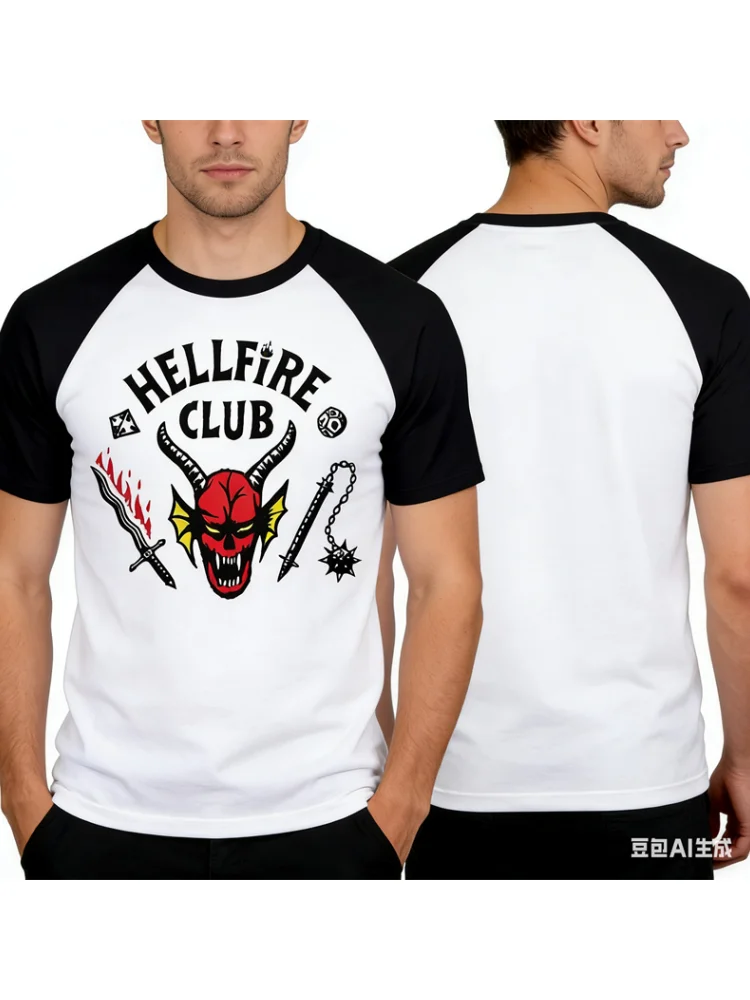 Vente chaude mode nouveau T-shirt pour hommes 3D Style diable sauvage imprimé à manches courtes hauts décontracté hommes et femmes grande taille vêtements