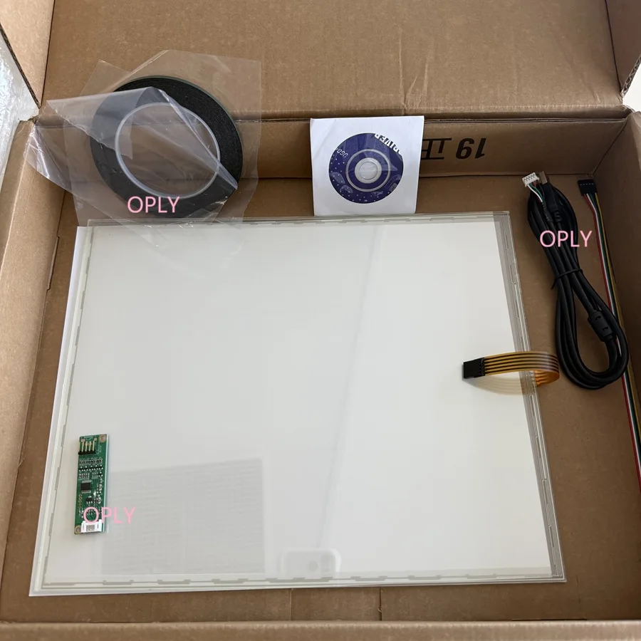 digitizer for industrial multimedia replacement parts 17 inch 5 Wire Resistive Touch panel TP 4:3 sensor screen  355*288mm 17