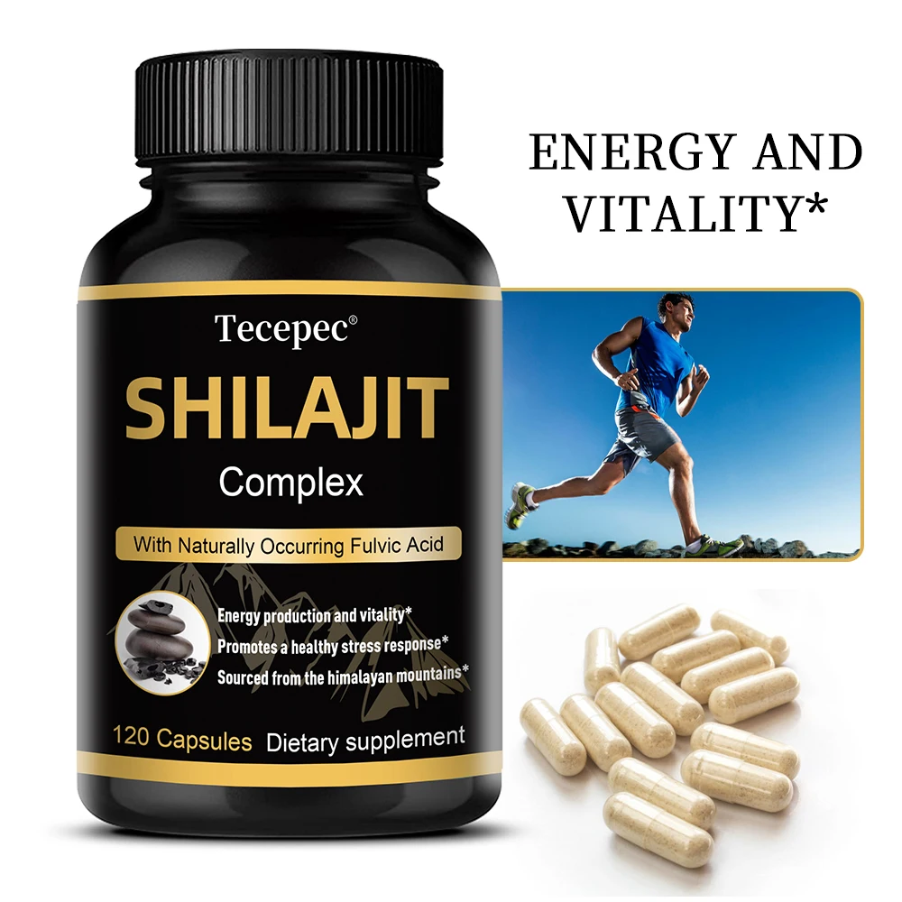 

Капсулы чистого гималайского шиладжита - микроэлементы и фульвовая кислота, повышение энергии и выносливости, поддержка мозга и иммунитета, 30/60/120 капсул