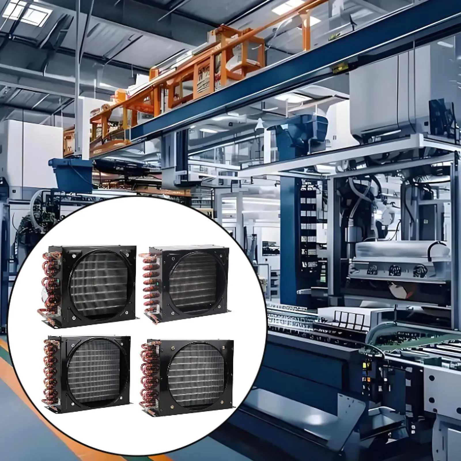 

Катушка охлаждения конденсатора холодильника для без корпуса с воздушным охлаждением