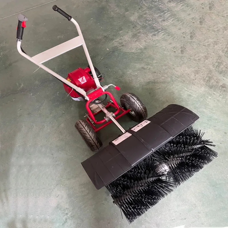 For Foldable Small Power Broom Sand and Rubber Brushing Filling Brush for Artificial grass(52CC engine)