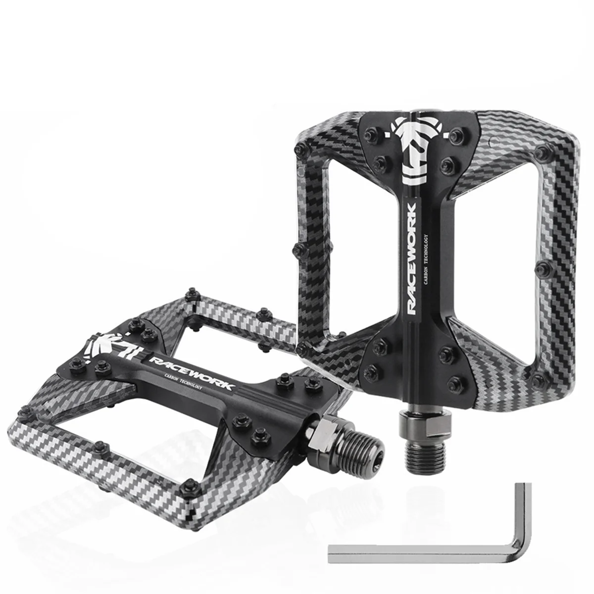 

YGGM-RACEWORK Педаль шоссейного велосипеда MTB Сверхлегкие нейлоновые герметичные подшипники