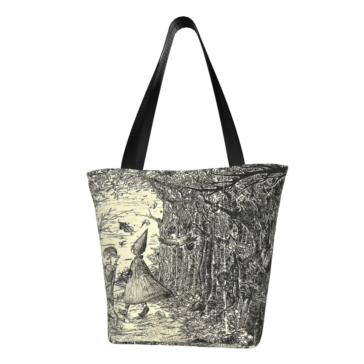 OTGW Through The Unknown Casual Shoulder Tote Shopping Bag Large Capacity Simple Generous For Travelling Christmas Present