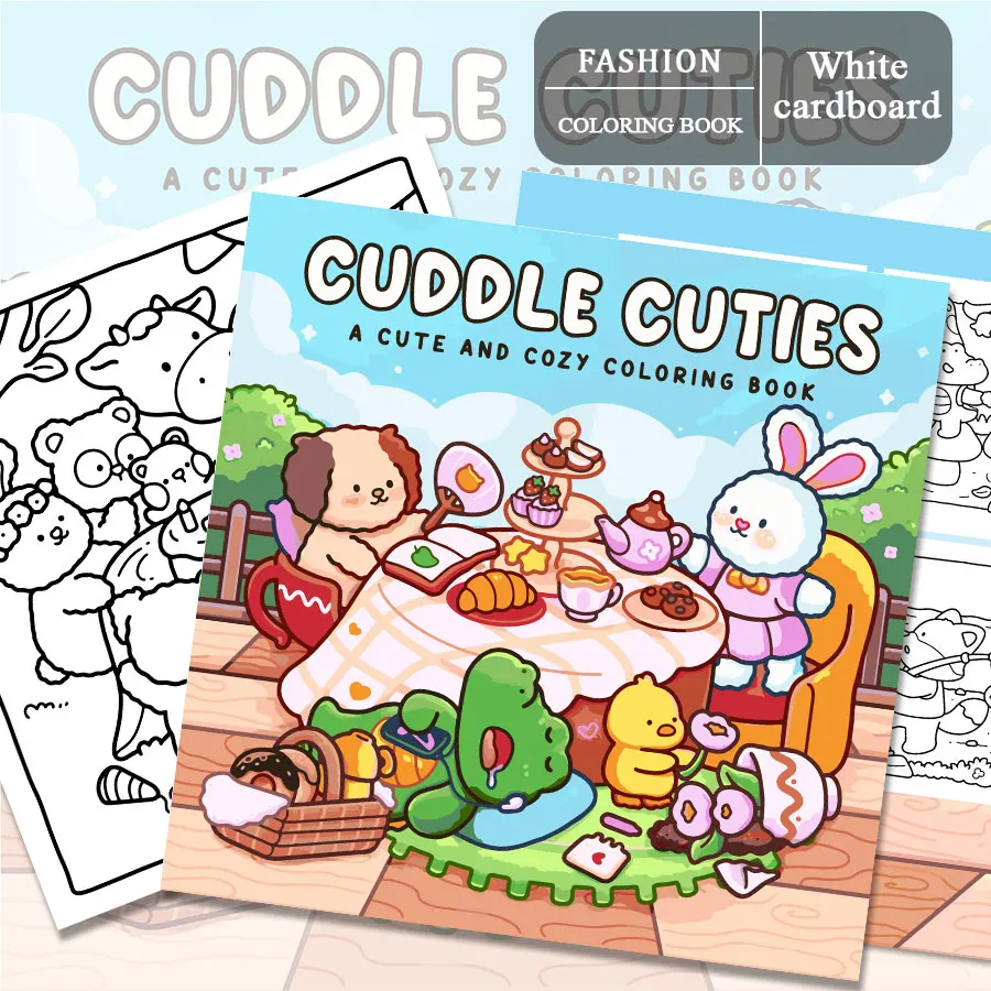 Adult Coloring Book Collection, Vivid Fantasy Land Illustrations, Creative Relaxing, Perfect for Parent - Child Home Bonding