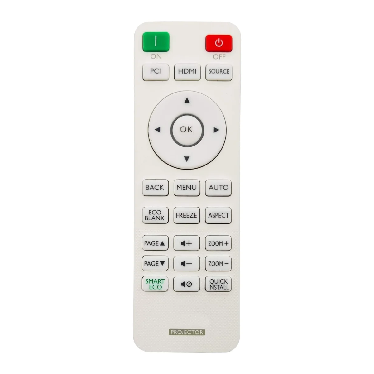 New Projector Remote Control for BenQ MH550, MS550, MS610, MU641, MW612, MW707, MX550, MX707, TH550 Projectors