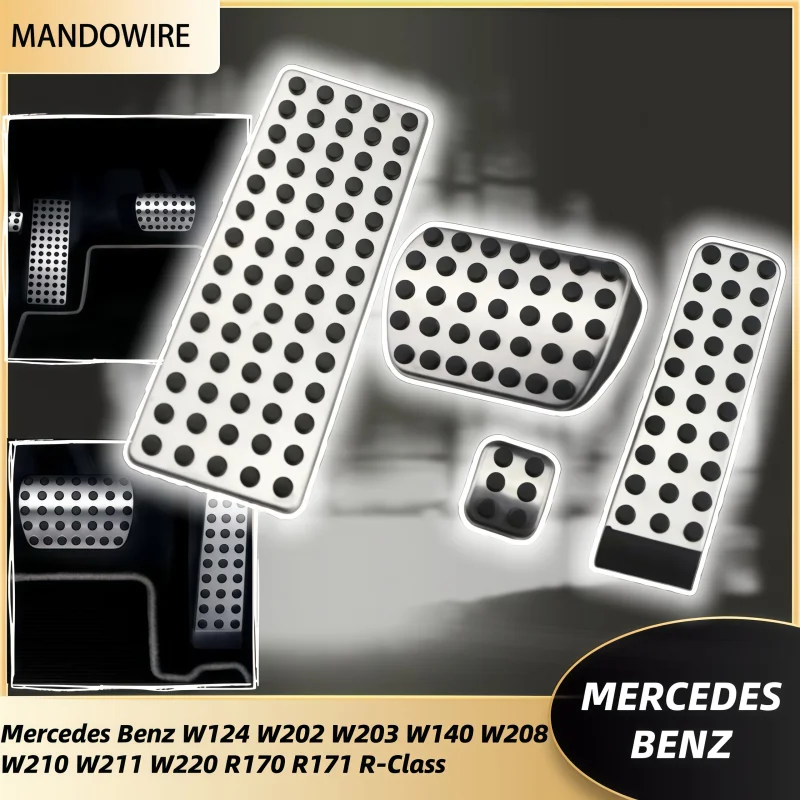 

Car Pedal Cover Accessories Gas Brake Cover Pad for Mercedes Benz W124 W202 W203 W140 W208 W210 W211 W220 R170 R171 R-Class